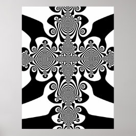 Poster Zebra Crossing