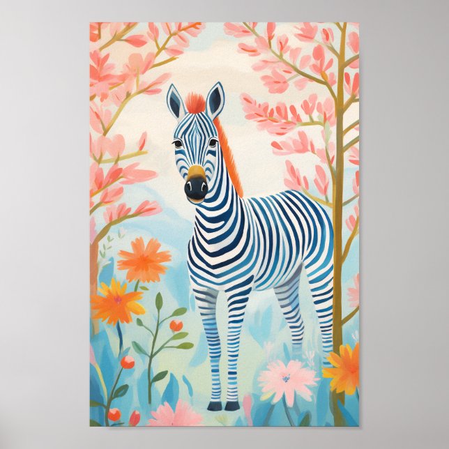 Poster Zebra Cuja (Frente)