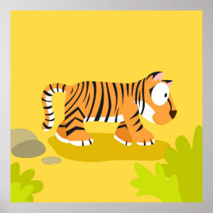 Pôster Zebra from my world animals serie