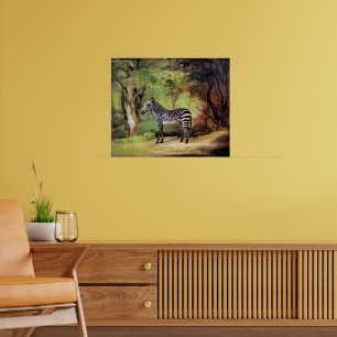 Poster Zebra, obra de arte por George Stubbs,