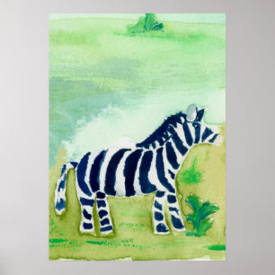 Poster Zebra Safari Amigo