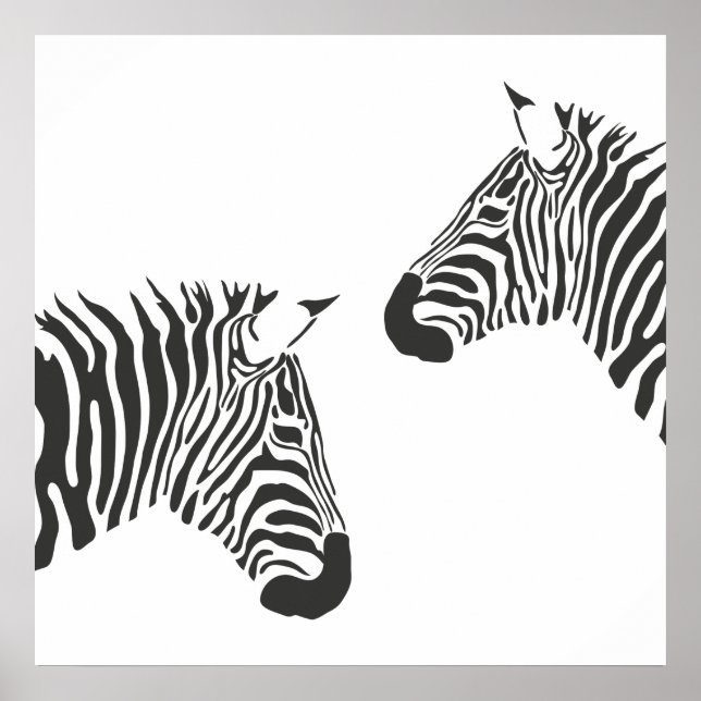 Pôster Zebra Stripes (Frente)