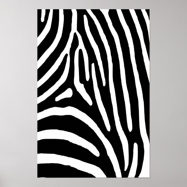 Pôster Zebra Stripes (Frente)