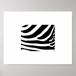Poster - Zebra Stripes Abstrato 2