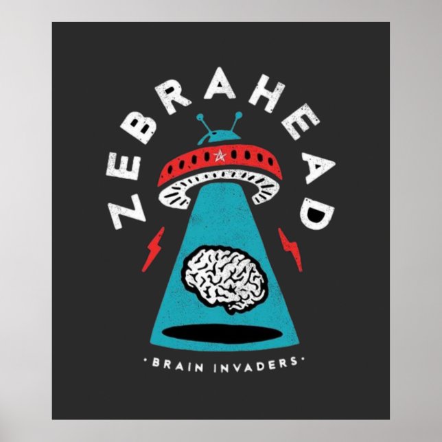 Poster zebrahead, banda de rock, música (Frente)