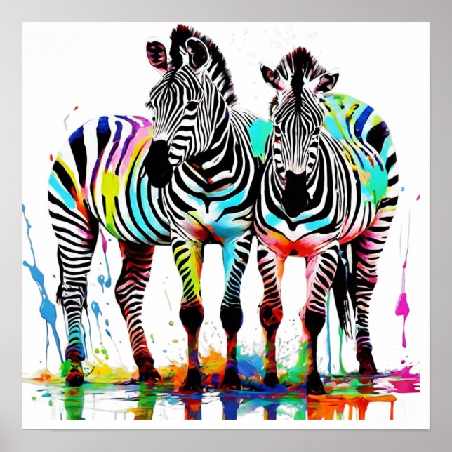 Poster Zebraposter (Frente)