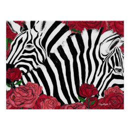 Pôster Zebras Únicas
