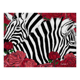 Pôster Zebras Únicas