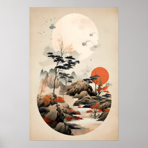 Poster Zen Art Japandi