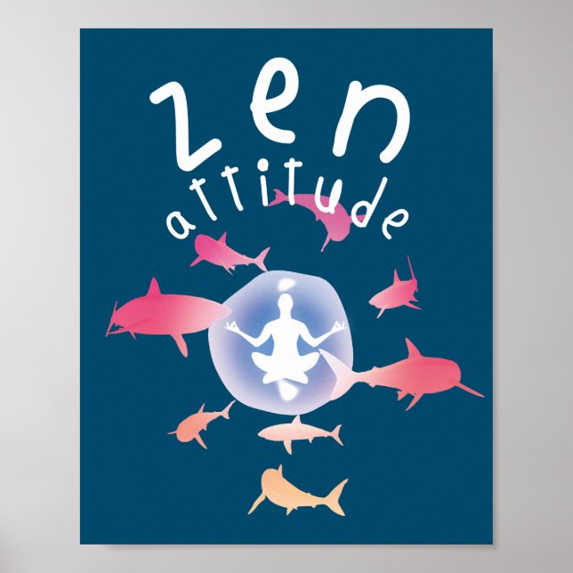 Poster Zen Attitude (Frente)