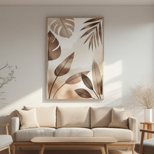 Pôster Zen Botânico - Poster mínimo - Decor Japandi