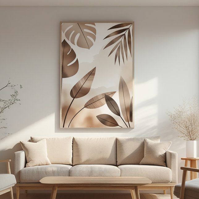 Pôster Zen Botânico - Poster mínimo - Decor Japandi (Criador carregado)