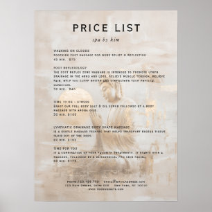 Poster Zen Buddha Spa Salão de Cura 