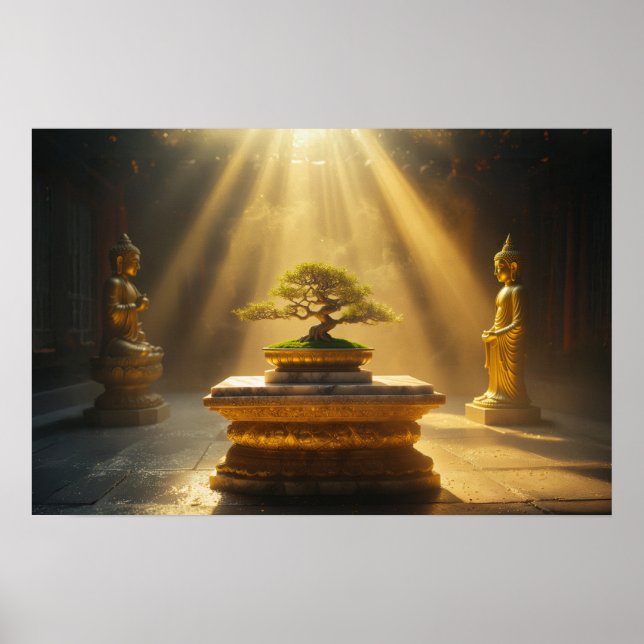 POSTER ZEN - BUDISMO - MEDITAÇÃO (Frente)