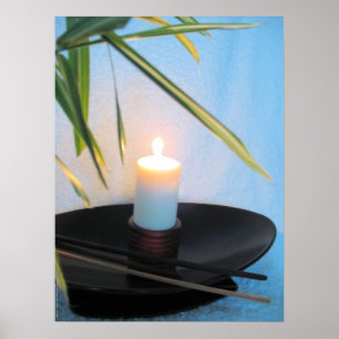Poster Zen curando saúde holística