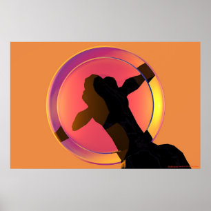 Pôster Zen da vaca do MOO