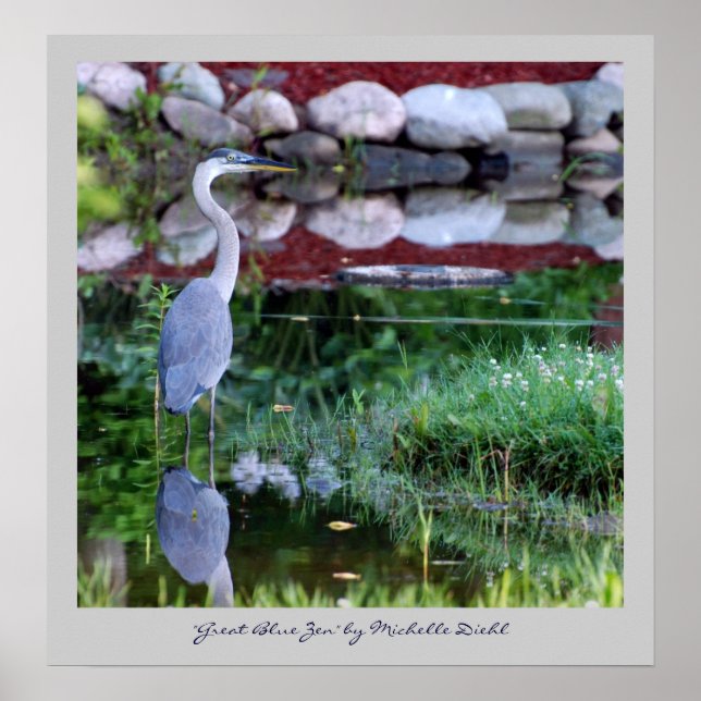 Poster Zen excelente Azul (Frente)