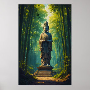 Poster Zen no Bamboo Grove
