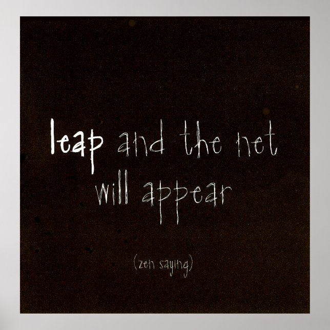 Poster Zen Say (Frente)