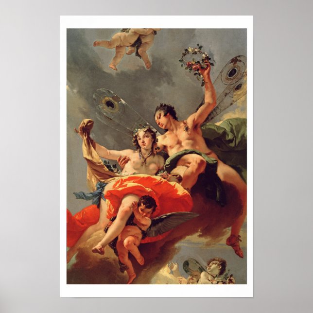 Pôster Zephyr e Flora (Frente)