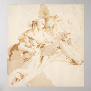 Pôster Zephyr e Flora