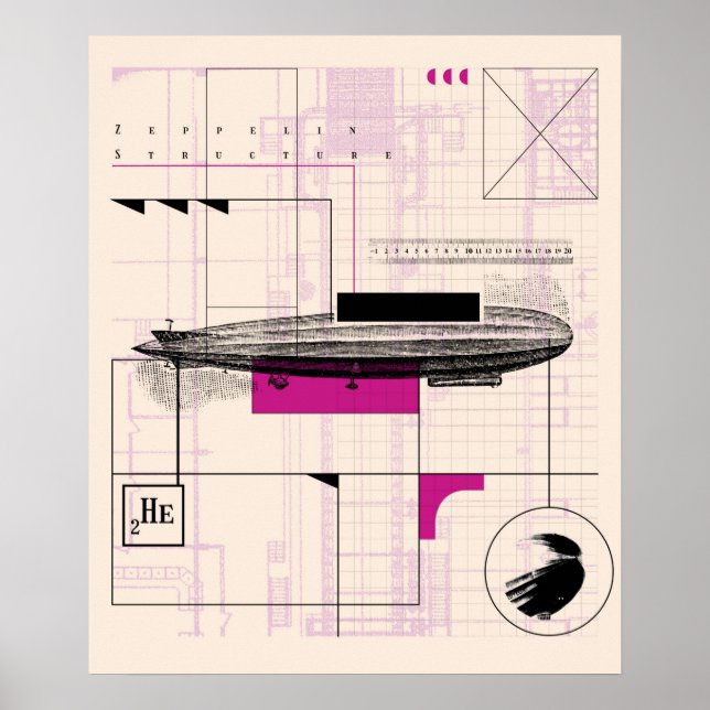 Poster Zeppelin (Frente)