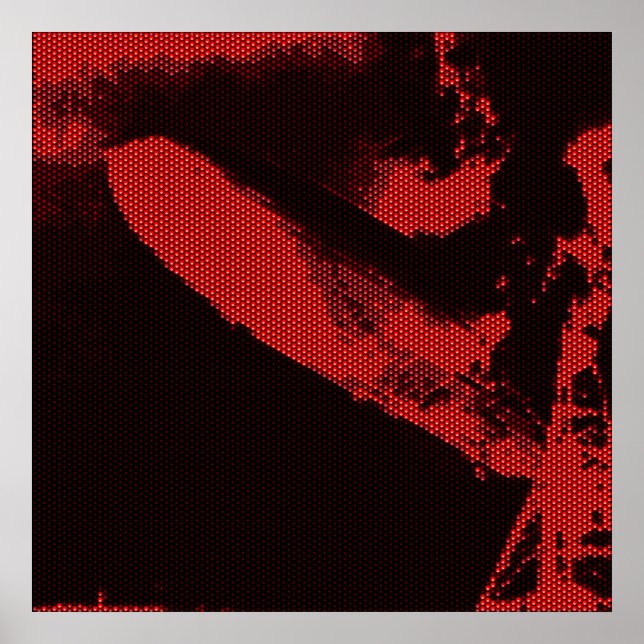 Pôster Zeppelin de diodo emissor de luz (LED) (Frente)