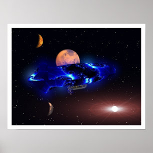 Pôster Zeppelin Elétrico