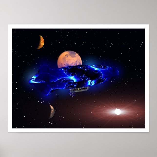 Pôster Zeppelin Elétrico (Frente)