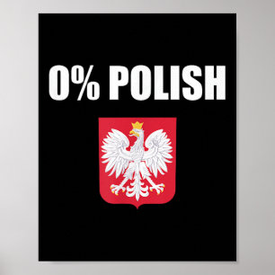 Poster Zero por cento no dia polonês Dyngus Wet Segunda-f