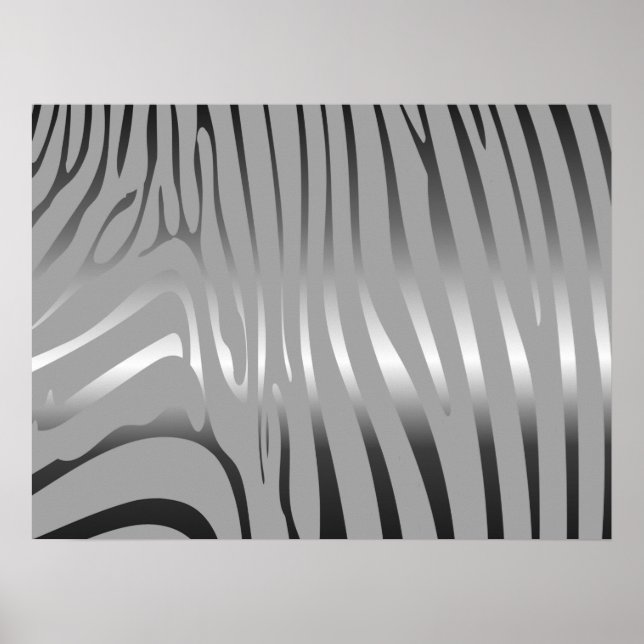 Poster Zesty Zebra (Frente)
