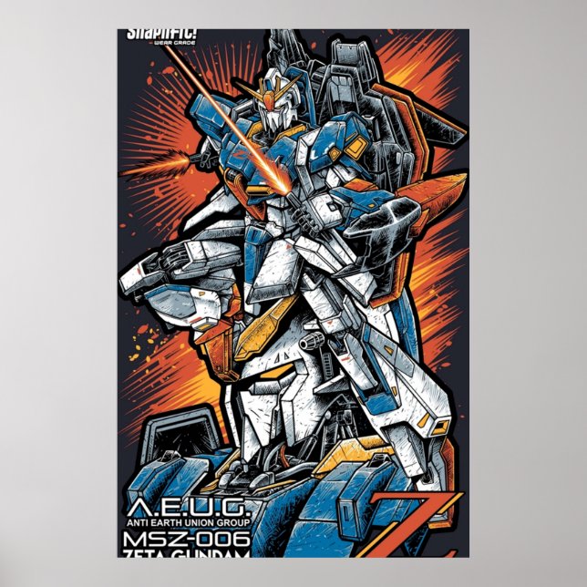 Poster Zeta Gundam (Frente)