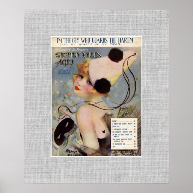 Poster Ziegfeld Follies Girl (Frente)