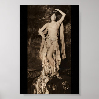 Poster Ziegfeld Follies Girl Blanche Satchell ... 1920