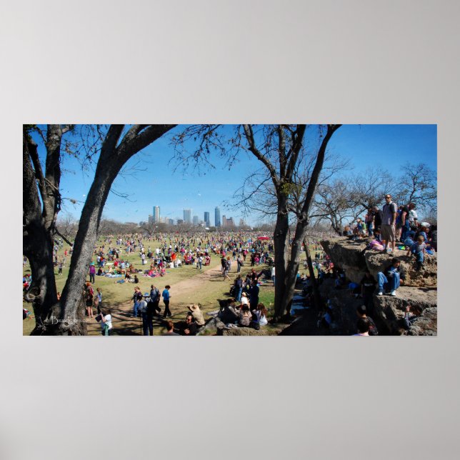 Pôster Zilker Park Kite Festival 2 - Austin Texas (Frente)