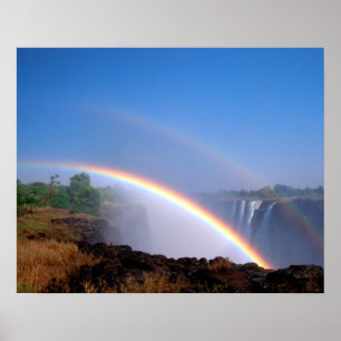 Poster Zimbábue, Parque Nacional Cataratas Vitória. Dupla