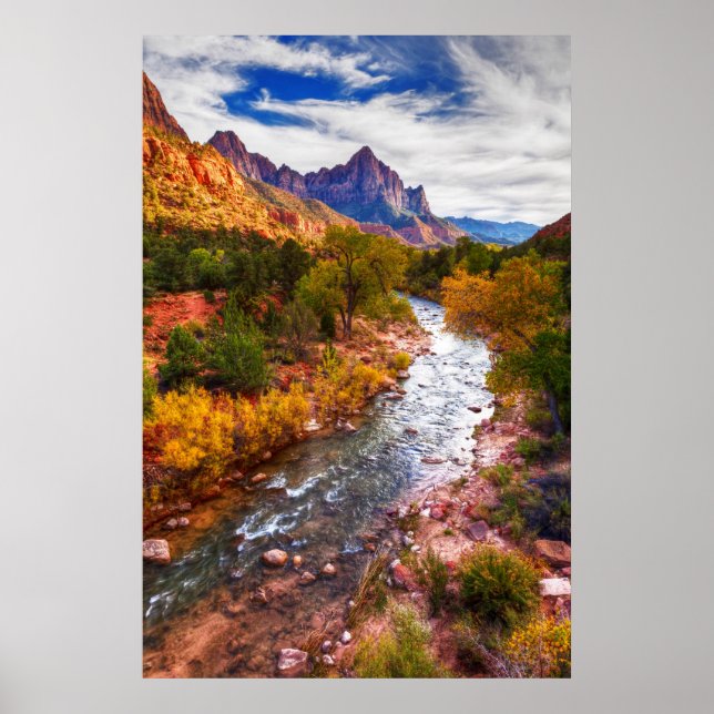 Poster Zion Autumn Splendor (Frente)