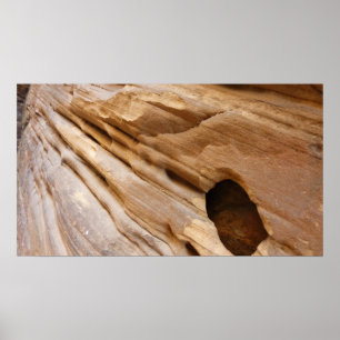 Poster Zion Canyon Wall I Abstrato Natureza Fotografia