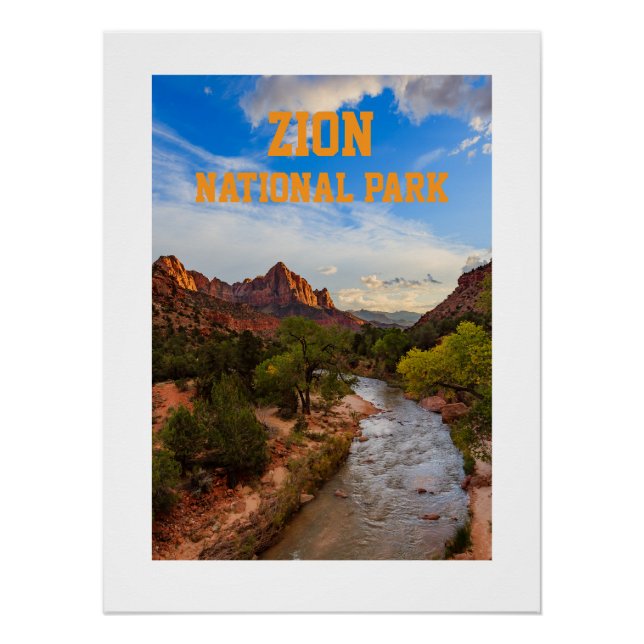 Pôster Zion National Park (Frente)