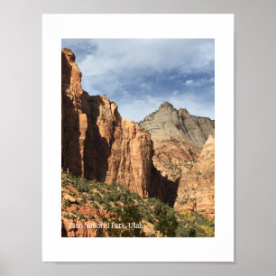 Poster Zion National Park, Utah