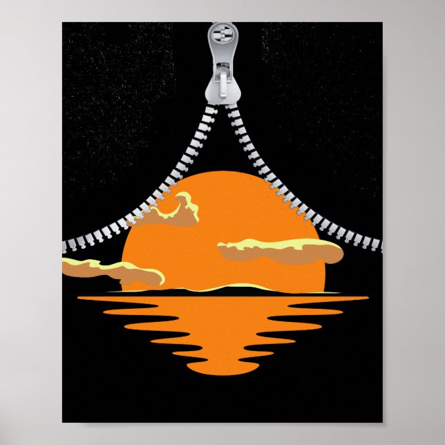 Poster Zip aberto Sunset.b (Frente)