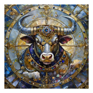 Pôster Zodiac - Taurus The Bull