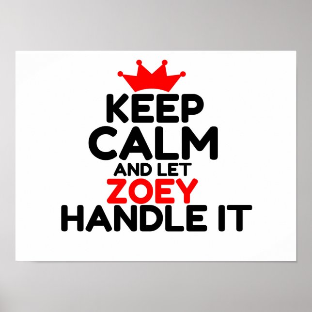 POSTER ZOEY (Frente)
