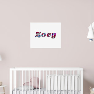 Poster Zoey Funky Wave Design