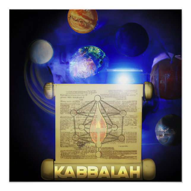 Pôster Zohar Kabbalah (Frente)