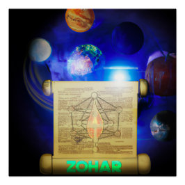 Pôster Zohar Kabbalah Poster