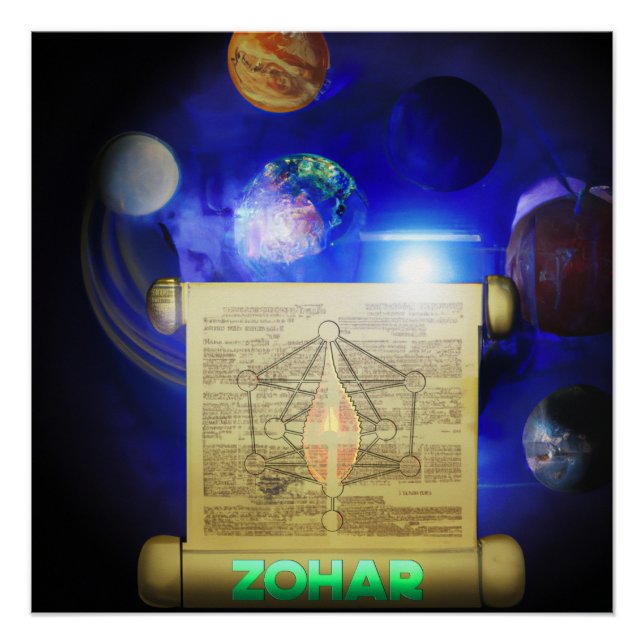 Pôster Zohar Kabbalah Poster (Frente)