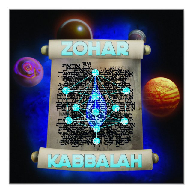Pôster Zohar Kabbalah Poster (Frente)