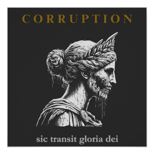 Pôster Zombie Athena (Frente)