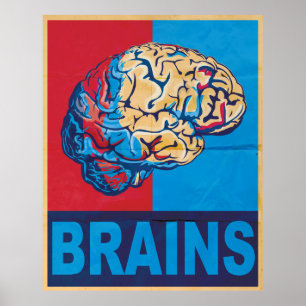 Pôster Zombie Brain